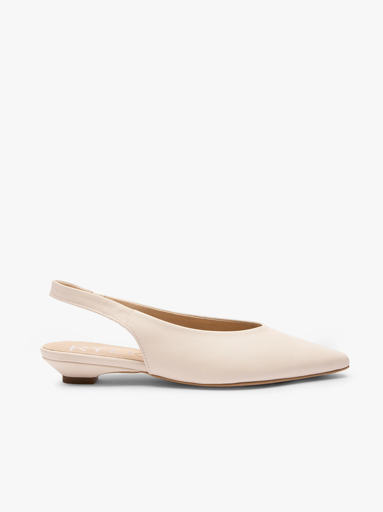 Kremowe czółenka slingback w szpic - SINEAD Y1EW0