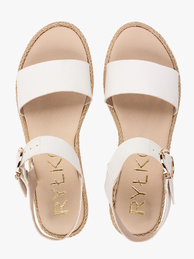 White Sandals with Buckle