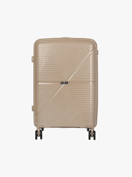 Hard Suitcase M Beige 62L