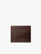 Portemonnaie aus braunem Leder