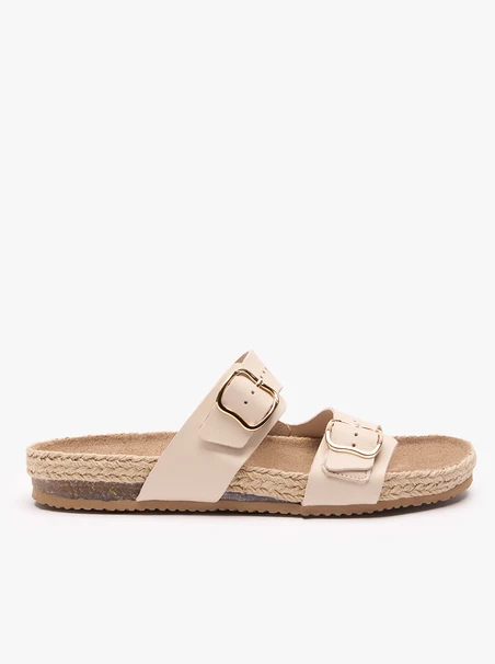 Beige Women's Slides