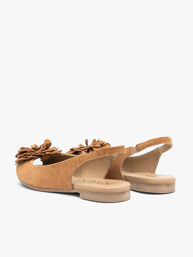 Rote Blumenballerinas
