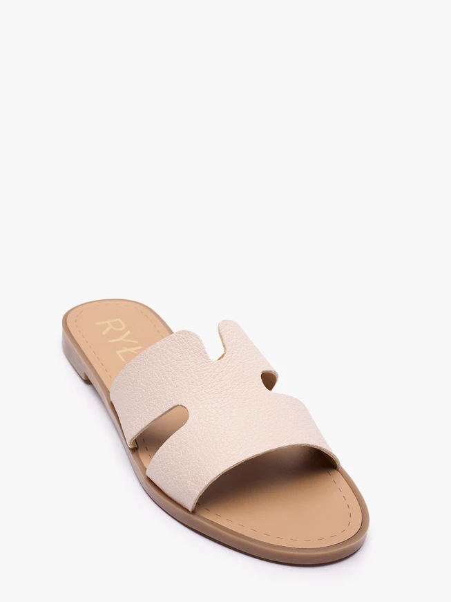 Beige H-Flip-Flops