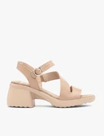Beige Sandals with Platform