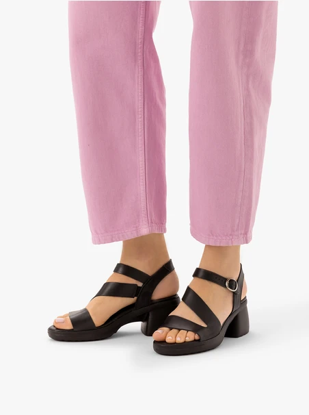 Black Sandals with Platform