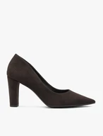 Dunkelbraune Pumps mit Absatz