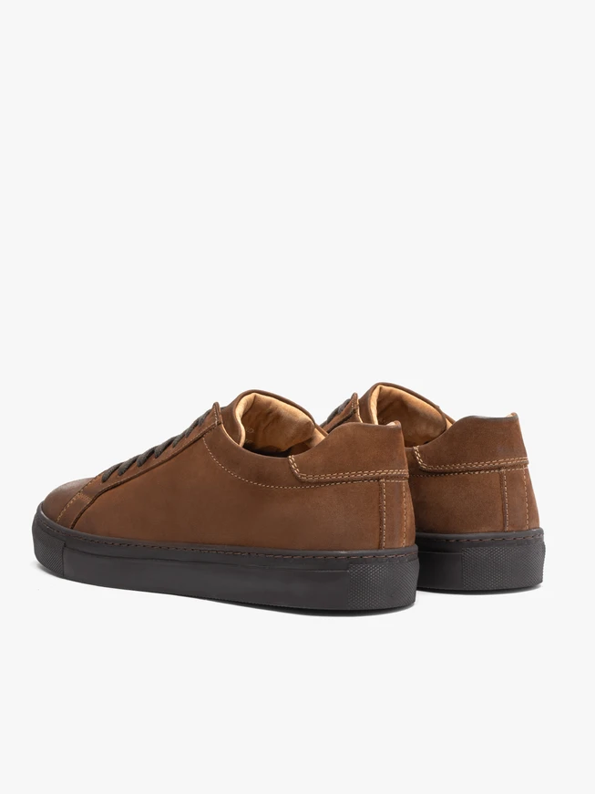 Brown sports half shoes