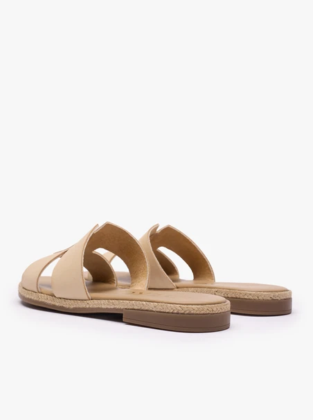 Beige H-Flip-Flops