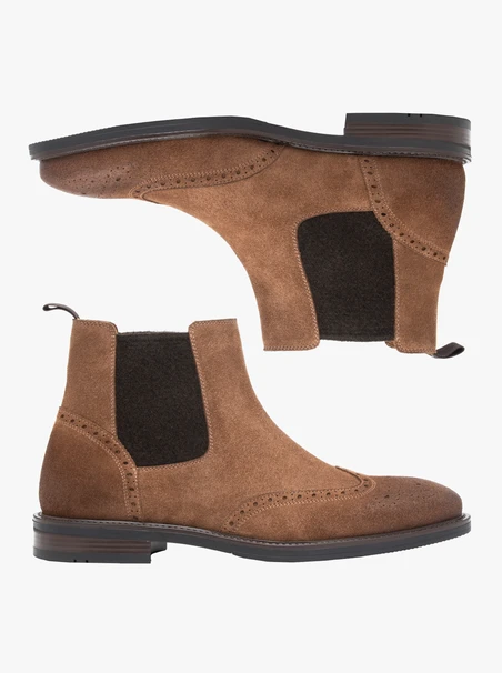 Brown shaded slippers