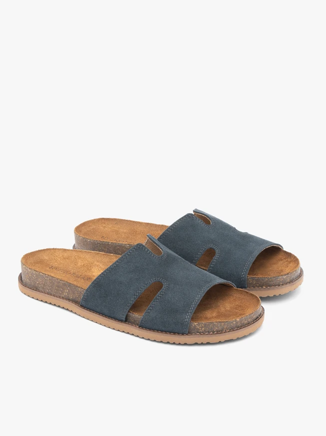 Marineblaue Flip-Flops