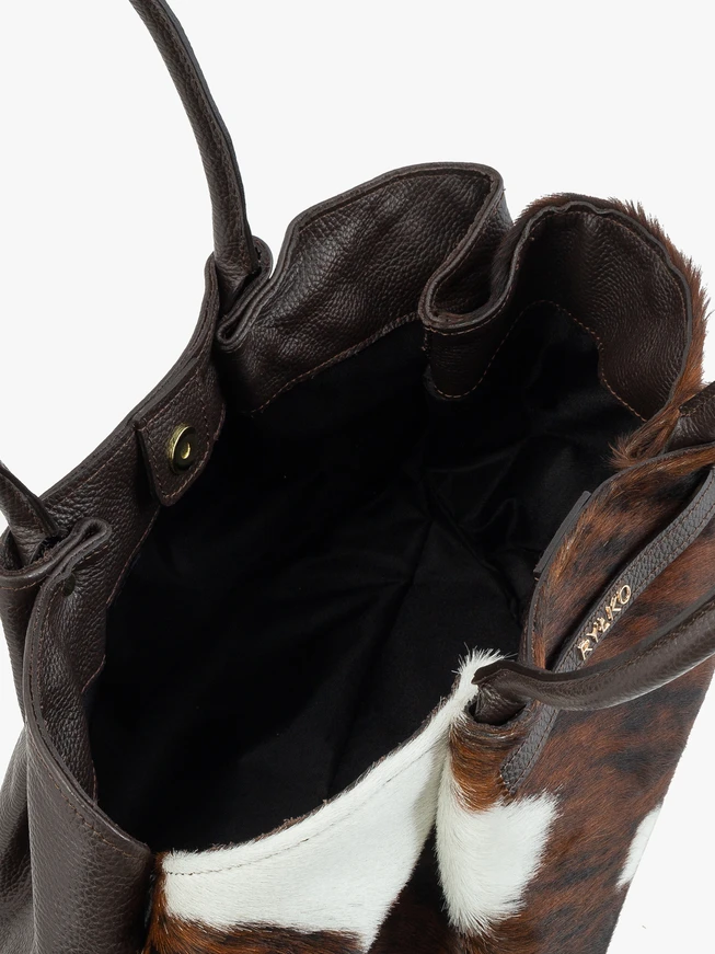 Shopper-Tasche aus Kuhflicken ONE OF A KIND