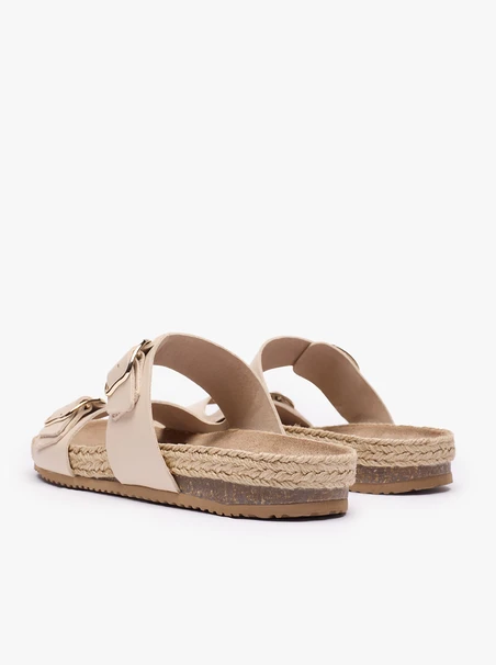 Beige Women's Slides