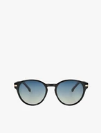 Women's Black Sunglasses with Blue Polarized Lenses