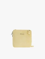 Yellow Ryłko Leather Small Zip Bag