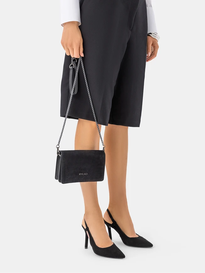 Small black handbag