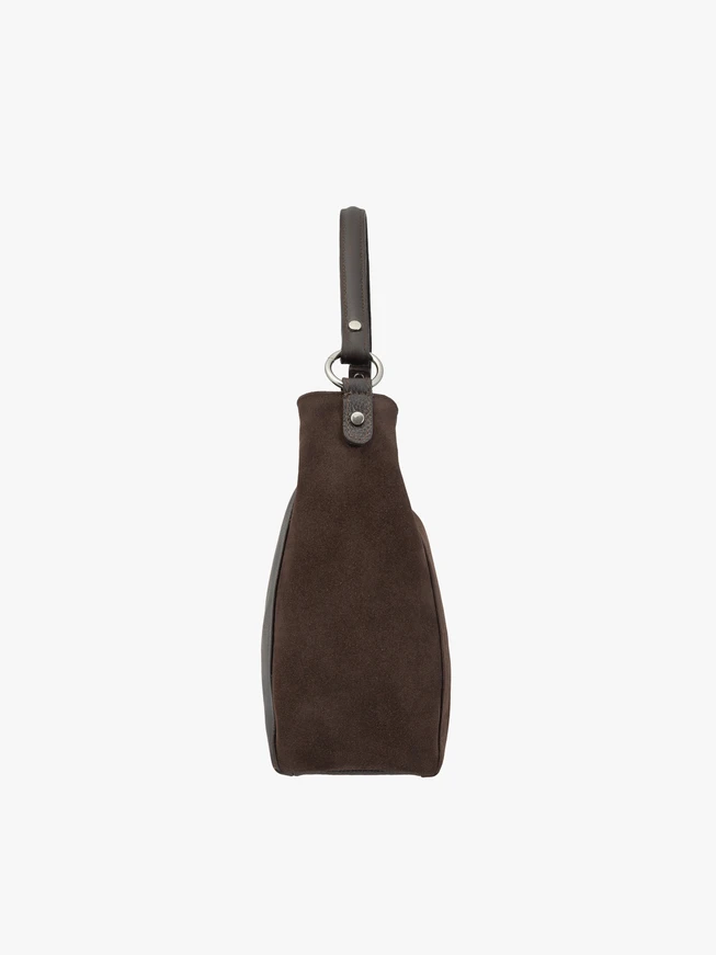 Dark brown soft A4 bag