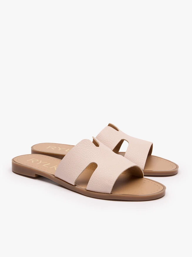 Beige H-Flip-Flops