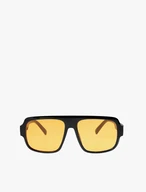 Unisex Black Sunglasses with Yellow Lenses