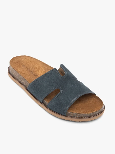 Marineblaue Flip-Flops
