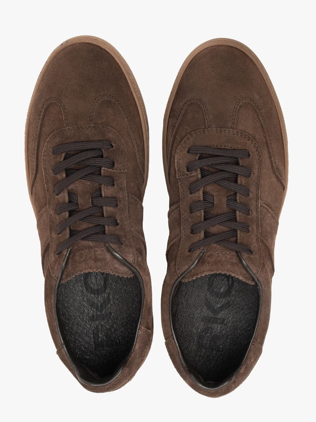 Dark brown sports half shoes