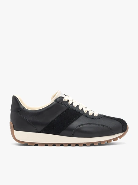 Black Sporty Lace-Up Shoes