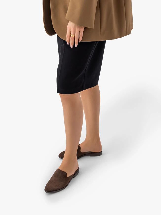 Dark brown slides