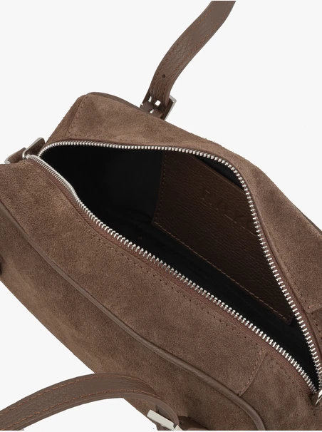 Braune kleine elegante Handtasche