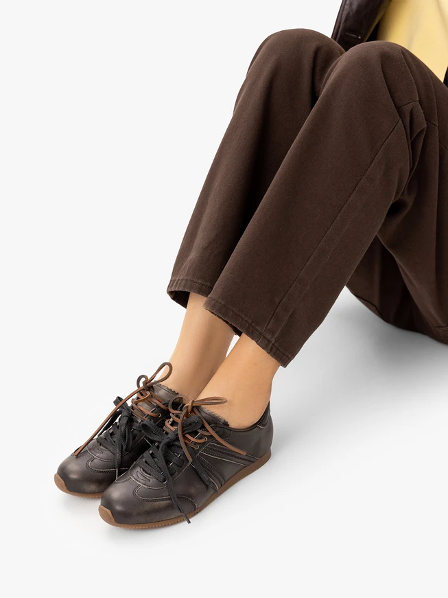 Black, shaded athletic shoes