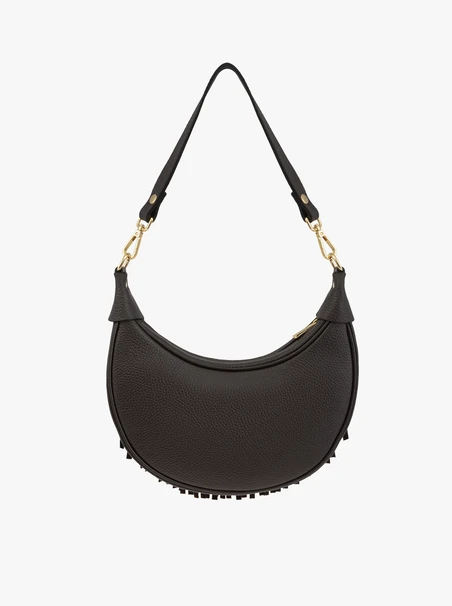Braune Handtasche mit Fransen
