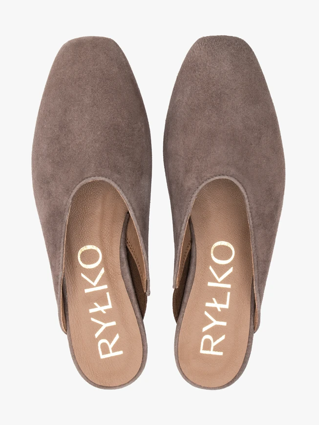 Gray Women’s Mule Slides