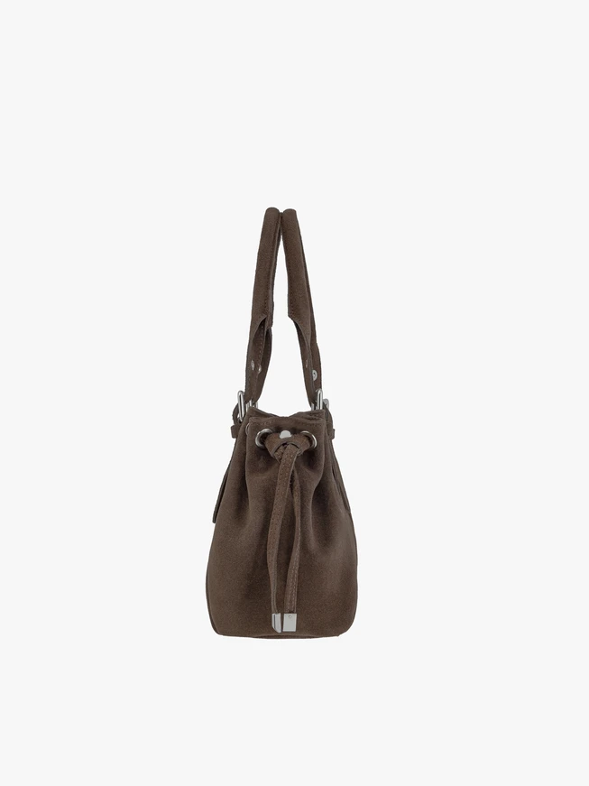 Braune mittelgroße Handtasche
