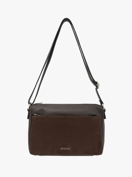 Dark brown handbag