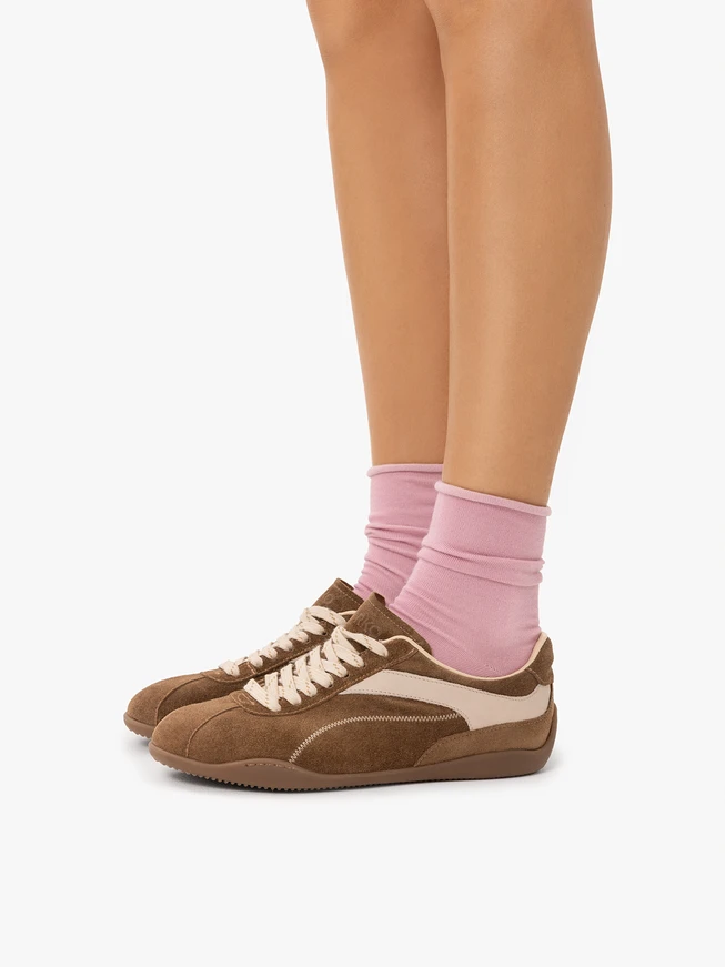 Pink cotton socks