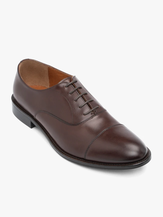 Braune formelle Halbschuhe der Spitzenklasse