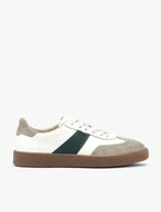 Cremefarbene sportliche Halbschuhe