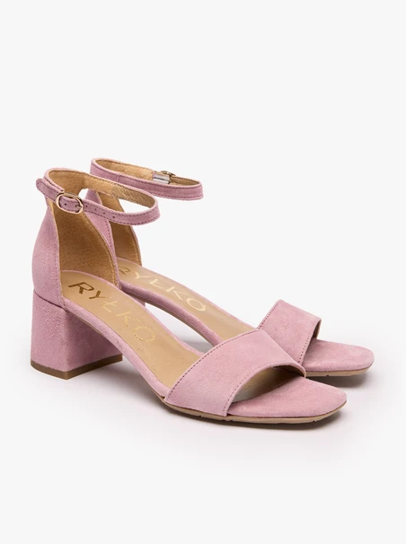 Light Pink Sandals 5.5 cm Heel