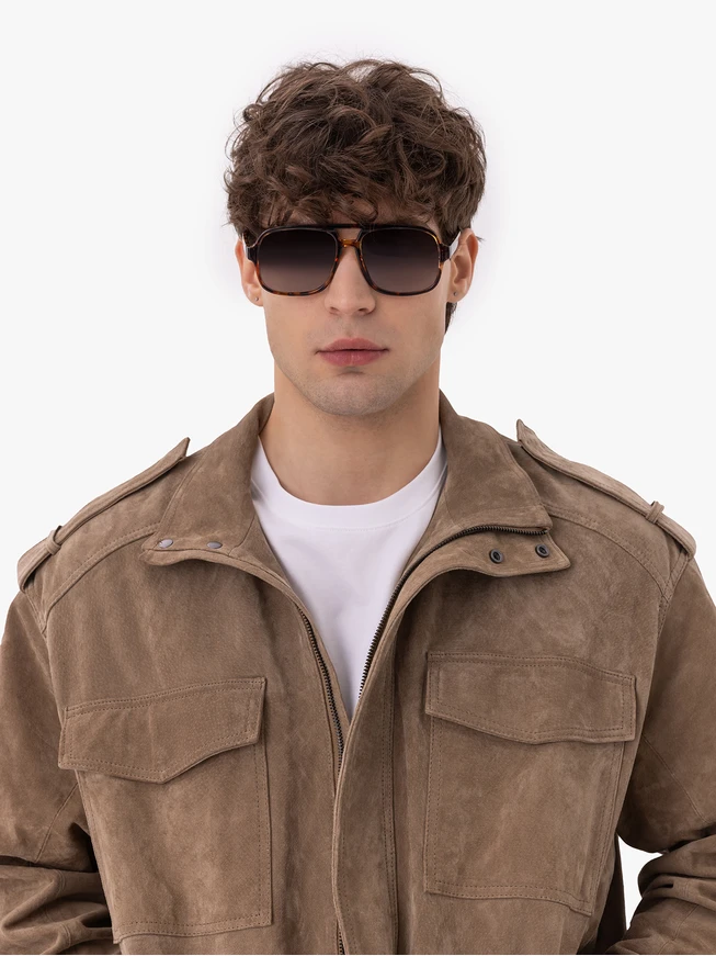 Unisex Sunglasses with Vintage Style Frames