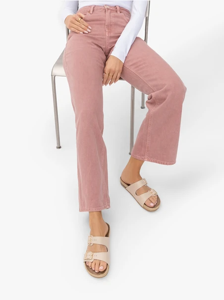 Beige Women's Slides