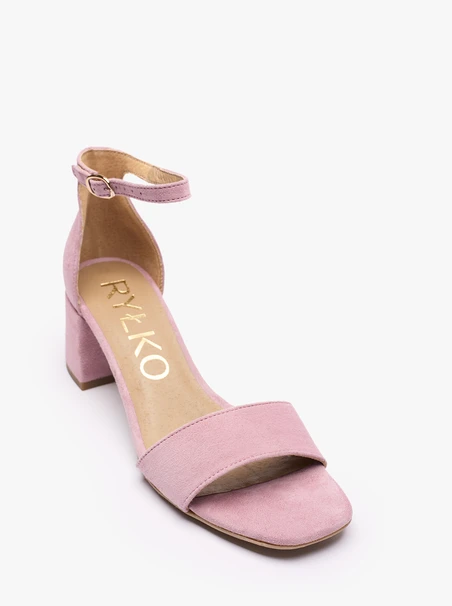 Light Pink Sandals 5.5 cm Heel