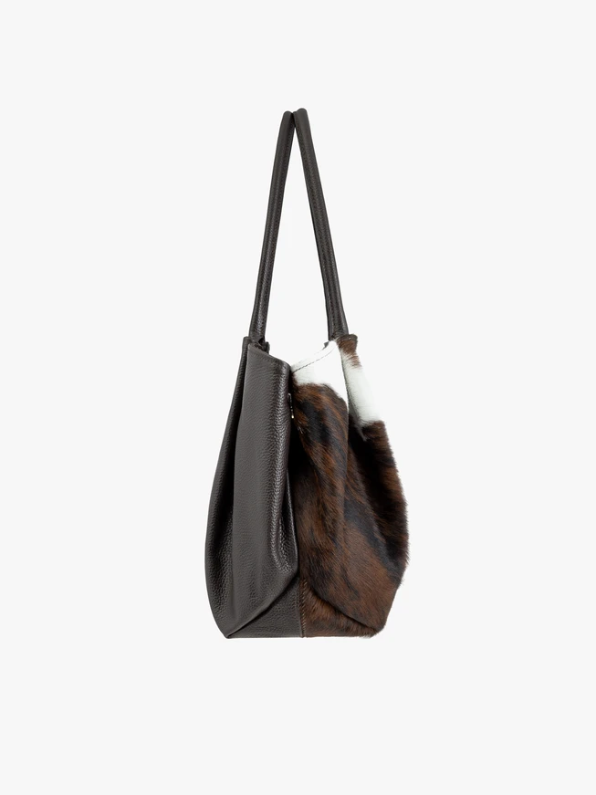 Shopper-Tasche aus Kuhflicken ONE OF A KIND