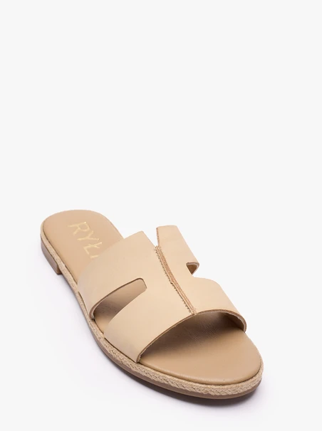 Beige H-Flip-Flops