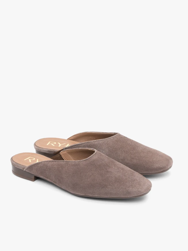 Gray Women’s Mule Slides