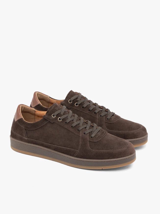 Dark brown sports half shoes