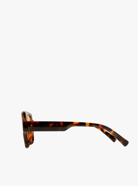 Okulary unisex panterkowe z żółtymi szkłami