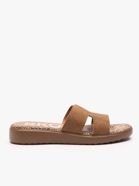 Dark Beige Women's Slides