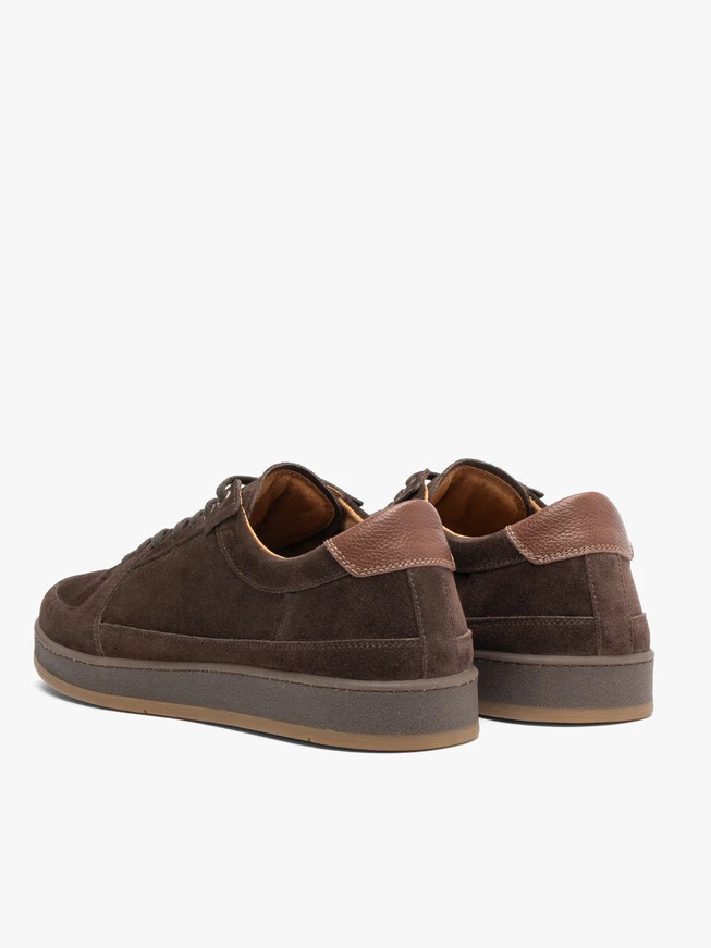 Dark brown sports half shoes