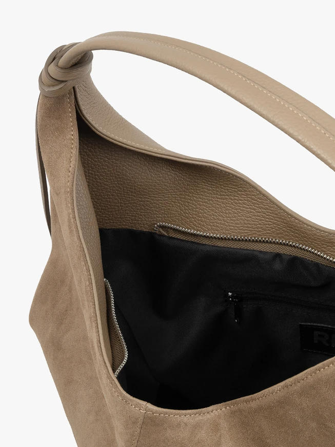 Beige A4-Tasche