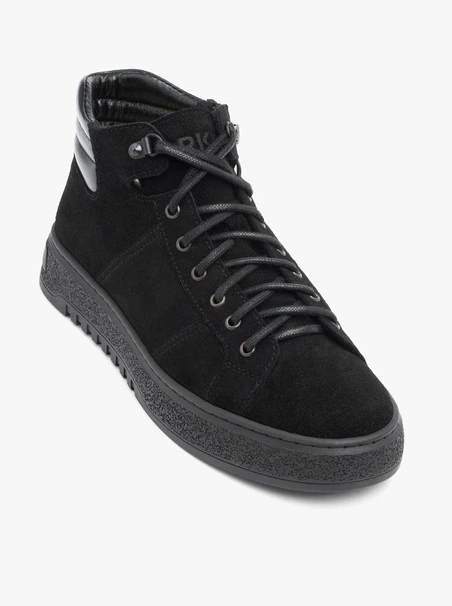 Black sports sneakers