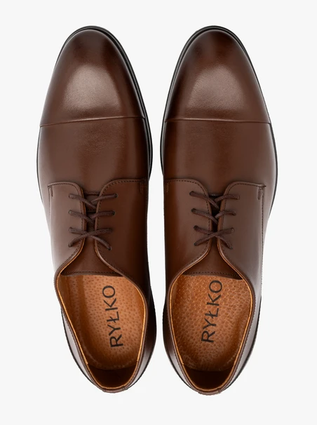 Braune Herrenhalbschuhe