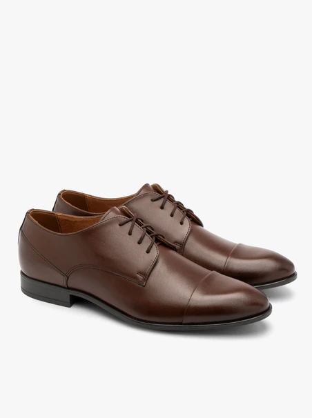 Braune Herrenhalbschuhe